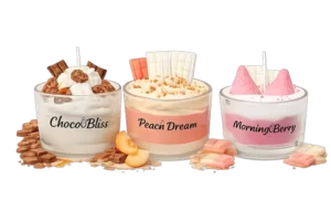 соєві десертні свічки